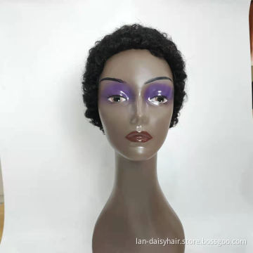 For Black women Double Drown  In Stock  100 Percent Authentic Human Hair  None Lace Human Hair Wigs